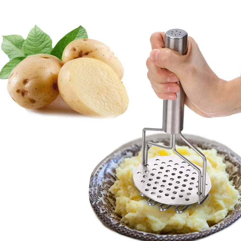 Vegetables Crush Tools Mashed Potato Maker Cooking Utensils Stainless Steel Mashing Fruit Kitchen Accessories