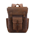 Vintage Outdoor Custom Travel School Waxed Canvas Bag Casual Sports Women's Laptop Rucksack Canvas Backpack for Men