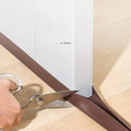 New Door Bottom Rubber Sealing Strip Adjustable Door Sweep Soundproof Guard Door Draft Stopper Cold Air Under Noise Blocker