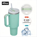 Custom 40oz Insulated Tumbler Stainless Steel Double Vacuum Coffee Tumbler with Lid with Straw