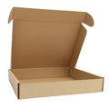Custom Logo Printed Eco-friendly Corrugated Mailer Box Small Business Red Zipper Tear Strip Easy Open Shipping Packaging