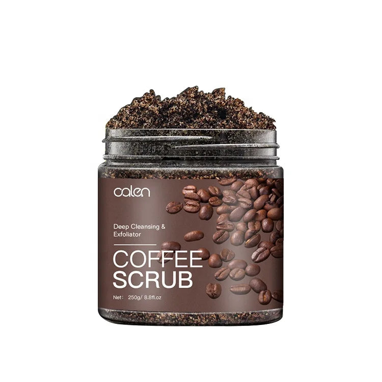 Private Label Herbal Exfoliate Natural Organic Skin Whitening Facial Coffee Scrub for Body and Face