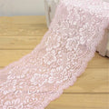 Width 18cm Elastic Lace Trim Ribbon Fabric DIY Crafts Wedding Dress Skirt Sewing Clothing Accessories