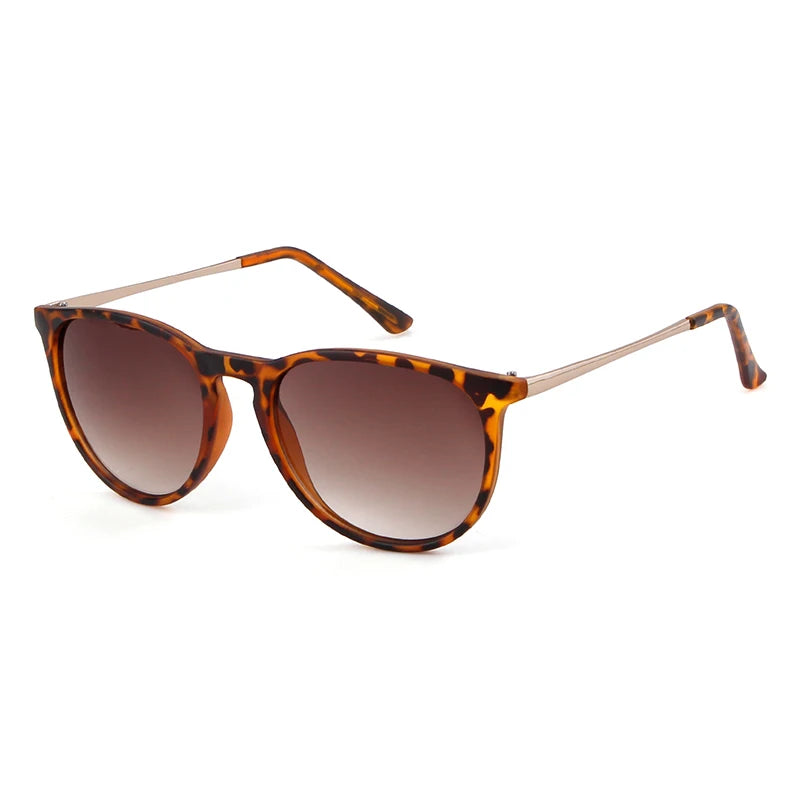 Hot Selling Vintage Round Sunglasses Women Men Shades Frame Logo Custom Sun Glasses Classic Retro Metal Glasses UV400
