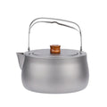 Outdoor Titanium Tea & Coffee Kettle Camping Tableware Pot Supplies for Tourist Hiking & Cooking Equipment Pots Pans & Griddles