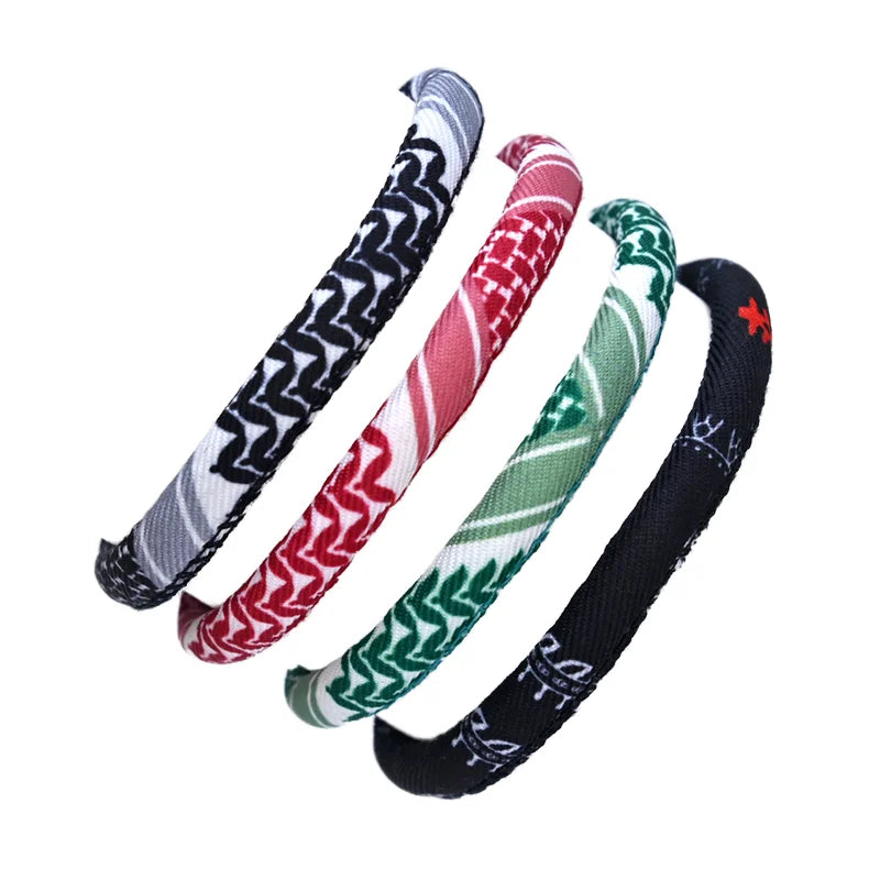 New Arrival Handmade Traditional Hijab Palestine Webbing Braided Arabic Scarf Fashion String s Wholesale