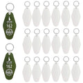 Art Deco Anniversary Promotional Souvenir Gift Custom Sublimation Blank MDF Keychain