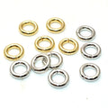 Gold Plating Open Jump Rings Customized Metal Circular Key Buckle  DIY Jewelry Making