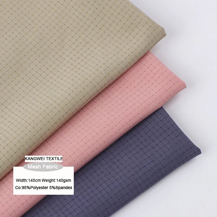 Mesh Short Wholesale 95 Polyester 5 Spandex Sweatshirt Small Hole Nets Micro Stretch Fabric for Outdoor Sports Clothing Hat