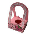 Recycled Pink Coffee Cup Packaging Box Custom Portable Take Away Food Beverage Package Paper Box
