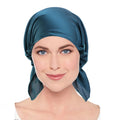 Wholesale Silky Fabric Pre-tie Turban Soft Muslim Turban Cap Hijab Ladies Head Wraps for Women Hair Cover up