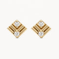 LOZRUNVE 925 Silver Jewelry Wholesale Simple Design Mini Geometric Stud Earring for Girls Women