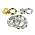 Hot Sale Brass Diamond Decorate Eyelets Clear Rhinestone Grommets With Washers