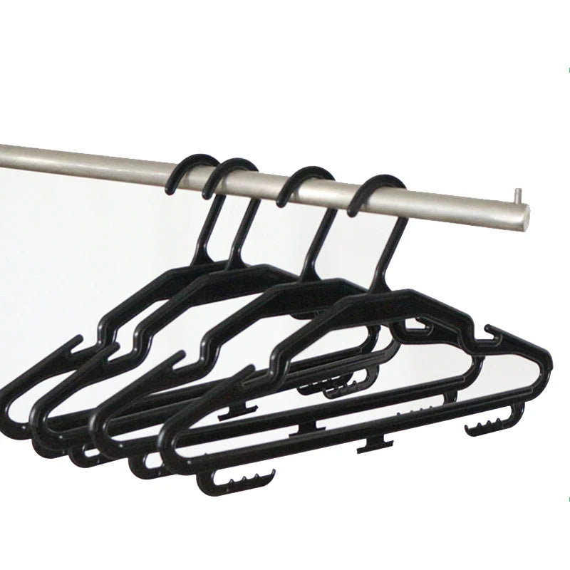 Customized Cheap ABS Plastic Non Slip Multifunctional Clothes Hangers with Notches Injection-Molded for Hotel Use Bag Storage