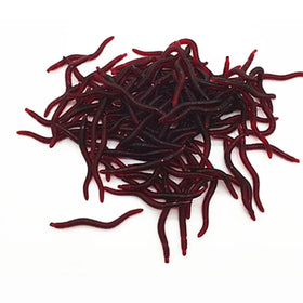 Soft Bait Red Worm Soft Fishing Lure Grub Lure Soft Red Earth Worm Lure