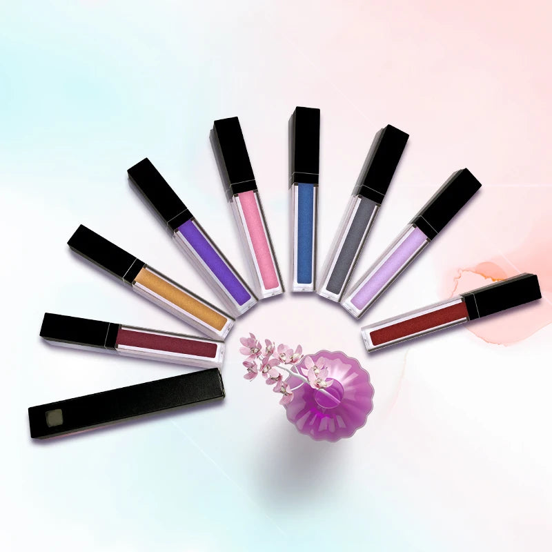 Hot Sale Lip Stick Private Label Custom Logo Beautiful Lip Gloss Lipstick Liquid 3 Years Lip Beauty Accept Customer Logo