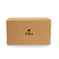 Eco Friendly Cork Wood High Density Custom Colour logo Yoga Blocks 100 Natural