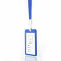 Card Holder Badge With Lanyard Full Color Double Sides Acrylic Business Name Work Id Card Holder