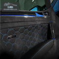 Personalized Customization for Car Interior Upgrades PU Elastic Embroidered Floor Mats Car Door Panels Seat Outdoor Costumes