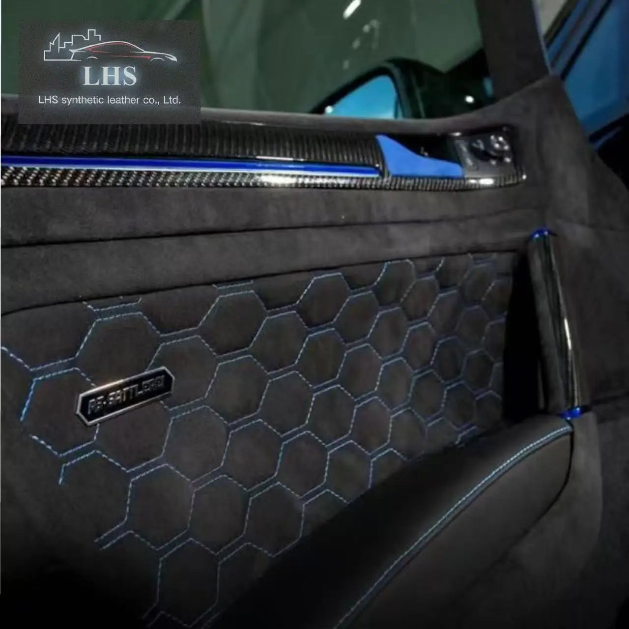 Personalized Customization for Car Interior Upgrades PU Elastic Embroidered Floor Mats Car Door Panels Seat Outdoor Costumes