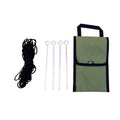FEAMONT Galvanized Steel Outdoor Camping Accessory Hook Tent Nail Pegs Staple Clips Earth Clips for Trade Show Tents