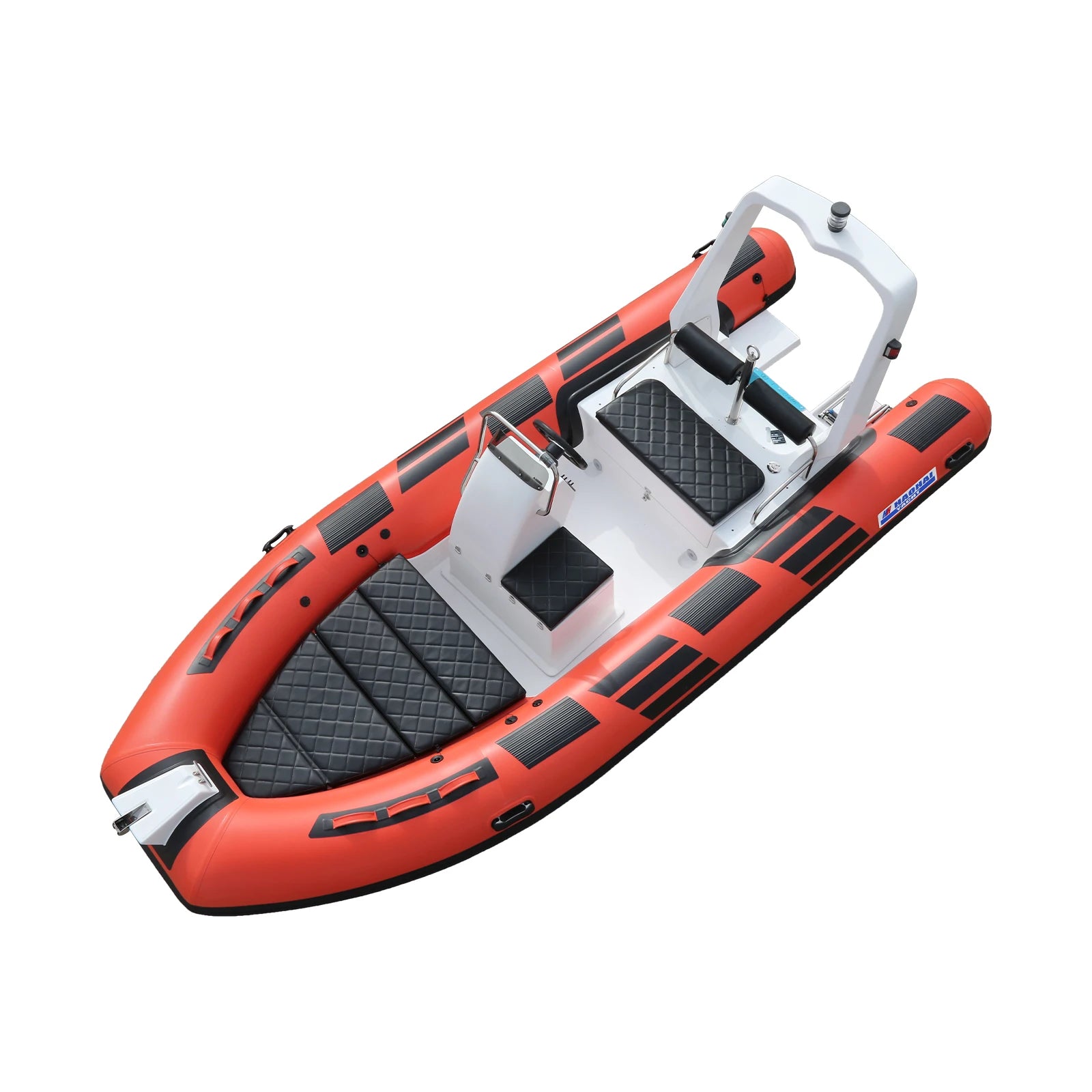 Qingdao Haohai Luxury Fiberglass Rib Boat for Racing Custom Logo Fishing-Handmade in Qingdao