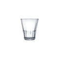 Double Old Fashioned Tumblers 9oz / 266ml Stackable Beer Glasses Iced Coffee Cups Ribbed Water Glasses