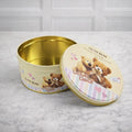 13.5*6.8 cm Tinplate Metal Food Grade Cookie Containers Cream Jar Packaging Tin Box With Lid