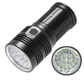 Helius 80w 8000lm 18LED Power Bank Usb TYPE-C Rechargeable Waterproof Led Tactical Lanterns Torch Lihgt Flashlights