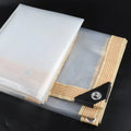 Customizable 0.12mm Transparent PE Film Rainproof Tarpaulin Balcony Plants Keep Warm Garden Furniture Shed Clear Cover Flim