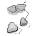 Stock Heart-Shaped Chain Tea Maker 304 Stainless Steel Tea Bag and Soup Bag Compartment Metal Set