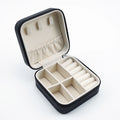 Free Sample Jewelry Organizer Box Leather Travel Jewelry case Storage Ring Earring Necklace Bracelet Jewellery Box Packaging