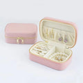 2023Mini Custom Logo Travel Jewelry Box Portable Ring Zipper Velvet Storage Case Small Jewellery Packaging Velvet Necklace Box
