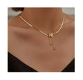 Zooying 2021 Butterfly Pendant Necklace Fashion Stainless Steel Necklace Jewelry