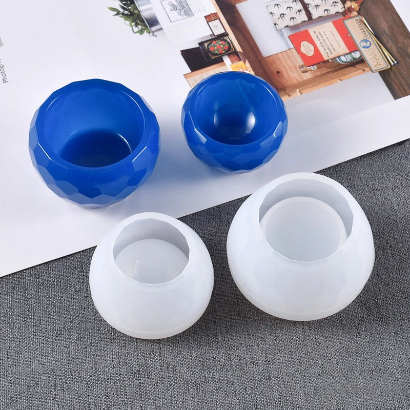 Early Riser DIY Crystal Epoxy Resin Small Cup Bowl Silicone Mold Home Decor Resin Crafts Crystal Crafts Moulds