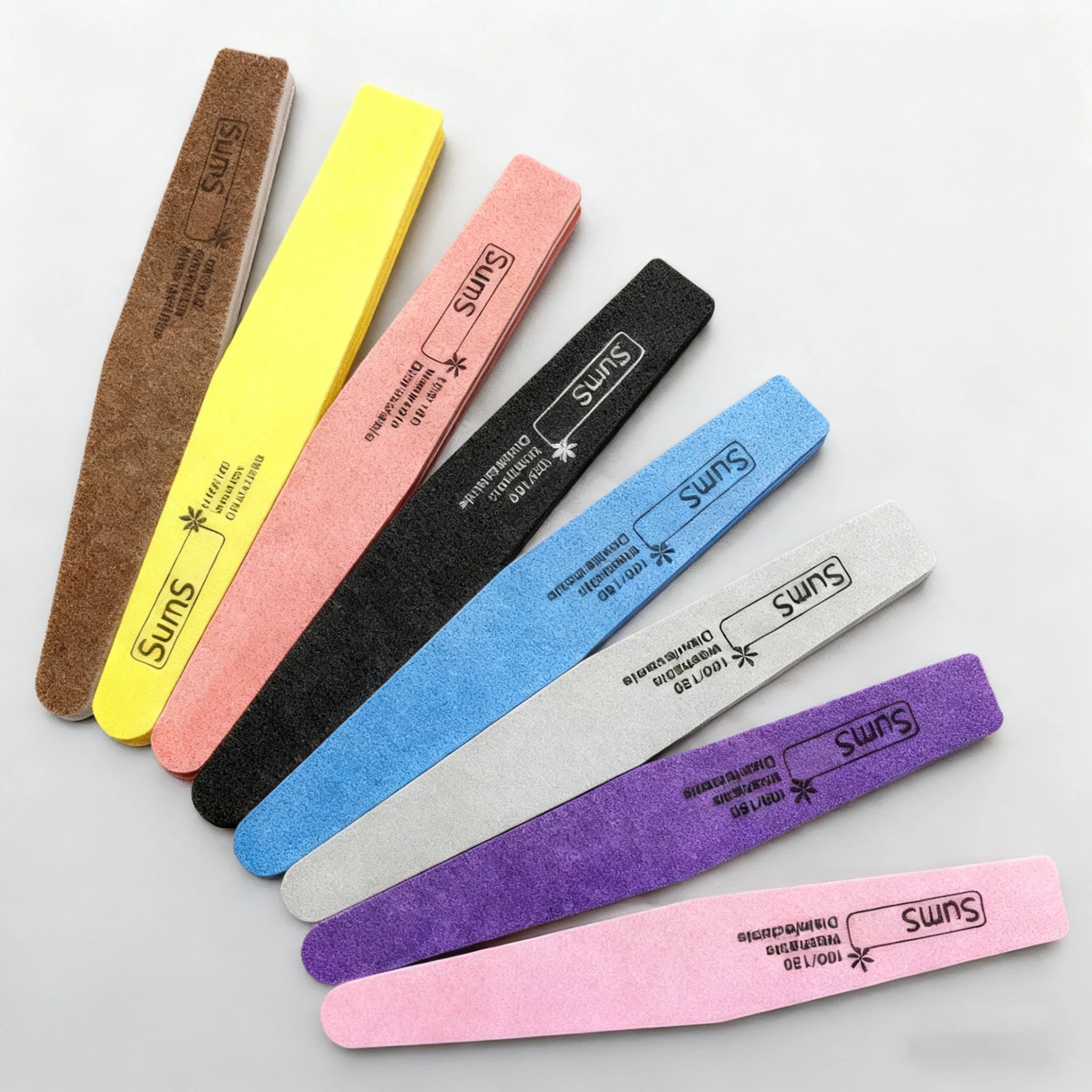 Washable and Wear-resistant Diamond-shaped Nail Polish Strips Sponge Nail File Polishing Nail Polish Strips
