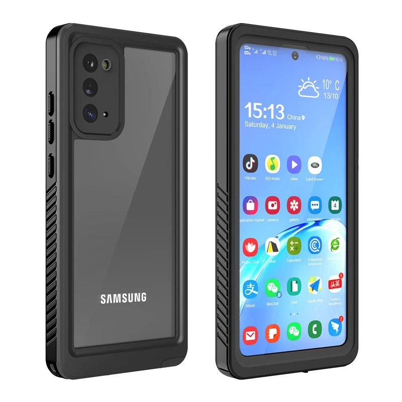 NEW Developed Full Protective Cover Wholesale IP68 Mobile Waterproof Shockproof Cell Phone Case for Samsung Note20