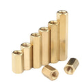 M2 M2.5 M3 M4 M5 Double Pass Hex Brass Male Female Standoff Board Pillar Hexagon Thread PCB Motherboard Spacer Nut Hollow Column