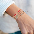 BG1121 Fine Colored Seed Bead and Gold Accents Sting Bracelet Tiny Beaded Layering Friendship Minimalist Everyday Bracelets