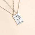Stainless Her King Her Queen Pendant Necklace Fashion Necklace 2pcs/set for Lover Couples SS016