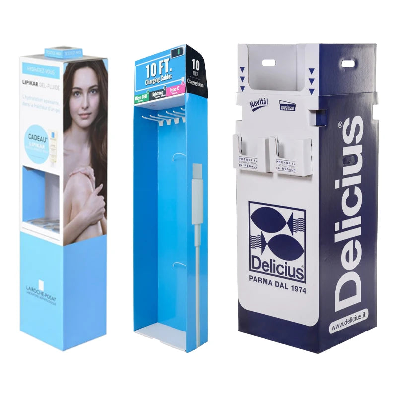Manufactured Retail Store Display Shelves for Paper Supermarket and Store Showcase