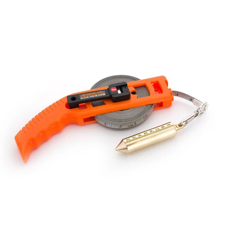 Allmarine Metric and Inch Oil Gauge Tape Measure with Stainless Steel Blade 20m Length 1.5mm Thickness 16mm Width