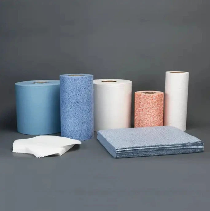 Source Factory Custom Multipurpose Blue Industrial Melt-Blown Nonwoven Breathable Plain Waterproof Filter Fabric Wipes Roll