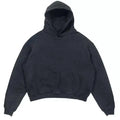 Wholesale 500 Gsm Pull Hoodie for Men Oversized Vintage Washed Stone Design Heavy Distressed Streetwear Hooded Hoodie Blank