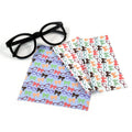Custom Digital Print Sublimation Optical Microfiber Wiper Cloth Cartoon-Style Blank Cleaning Towel for Eye Glasses Lens