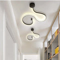 Nordic Minimalist LED Wall Lamp for Living Room Modern Glass Snake-Shape Staircase Background Wall Decorative Ais