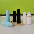 Wholesale Cosmetic Packaging Plastic Bottle White pink Color Skin Care Container Dispensing Pump Bottle