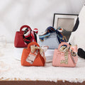 YY 2022 PU Leather Wedding Candy Bag Wedding Favors Candy Box Wedding Candy Box Sweets