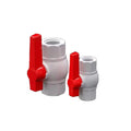 UPVC Ball Valve Internal Thread Smooth Surface Valve for Water Supply Pipe Fittings British Standard