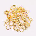 Diy Jewelry Accessories Iron Double Ring 10mm 12mm Split Ring Gold for Jewelry Making